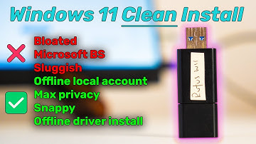 Rufus Windows 11 Clean Install Guide | Offline, snappy and without Microsoft BS!