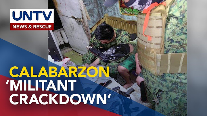 PNP, nanindigan na lehitimo ang operasyon sa Calabarzon vs. militante