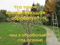 ОСЕННЯЯ ОБРАБОТКА САДА.  Искореняющая обработка деревьев.