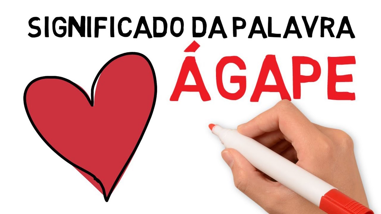 A palavra Ágape  Ágape: Um passo para transformação