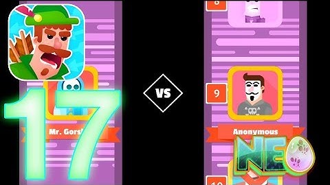 Bowmasters: Gameplay Walkthrough Part 17 - Mr Gorsky. Normal Tournament (iOS, Android)