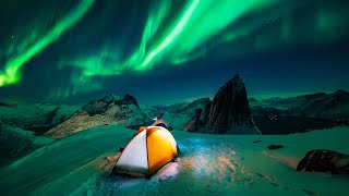 Insane Winter camping inside Arctic Circle below -30C in North Norway Vlog