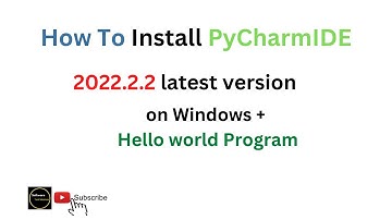 How to install PyCharm IDE on windows 10
