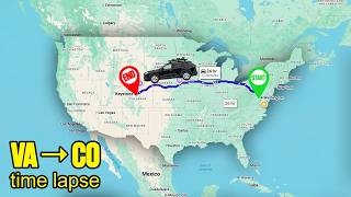 Virginia to Colorado | Full Drive Timelapse