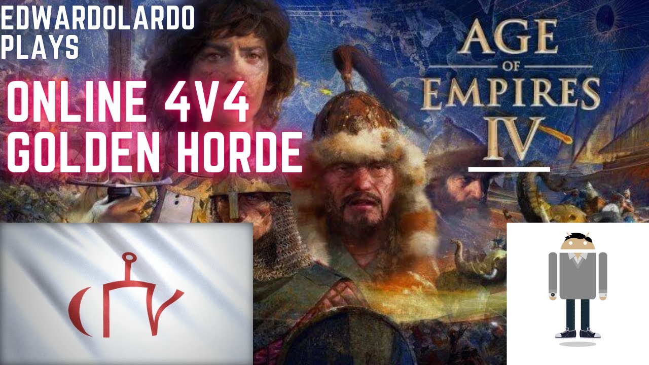 4v4 Online w/ Golden Horde [Age of Empires 4] - PC RX 6700XT, Ryzen 5600