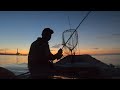 Drifting wrecks for COD and BASS at sunrise | Inflatable Boat Fishing