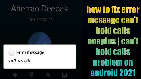 how to fix error message can
