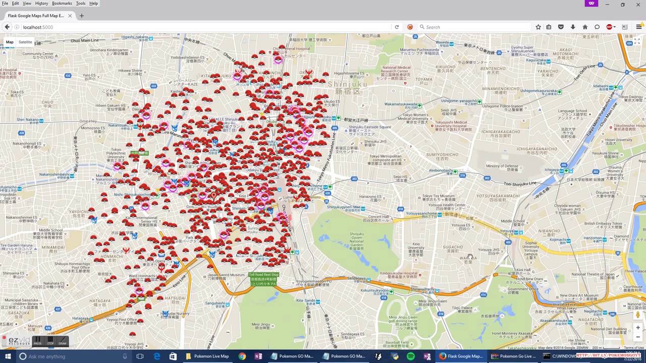 pokemon go live map computer