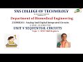 SISO l Analog & Digital Integrated circuits l SNS Institutions