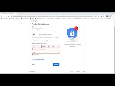 Video: Kako Ustvariti Google Račun