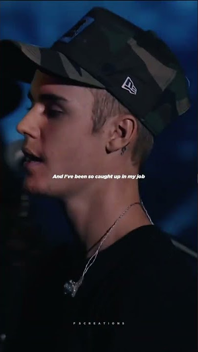 Justin Bieber - Love Yourself (live) (Full screen, lyrics)
