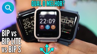 Amazfit Bip vs Amazfit Bip Lite vs Amazfit Bip S - Comparativo!