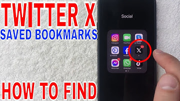 ✅ Hoe vind je opgeslagen Twitter X-bladwijzerberichten 🔴
