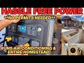 No permits required  offgrid air conditioning and homestead completely powered by solar