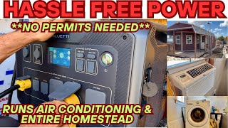 NO PERMITS REQUIRED - OFF-GRID AIR CONDITIONING AND HOMESTEAD COMPLETELY POWERED BY SOLAR by Off-Grid Backcountry Adventures 12,698 views 11 days ago 10 minutes, 59 seconds