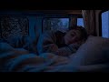 Van Life in a Snowstorm ❄️ | Blizzard Winds &amp; Falling Snow Sounds for Deep Sleep &amp; Calm Nights 💤