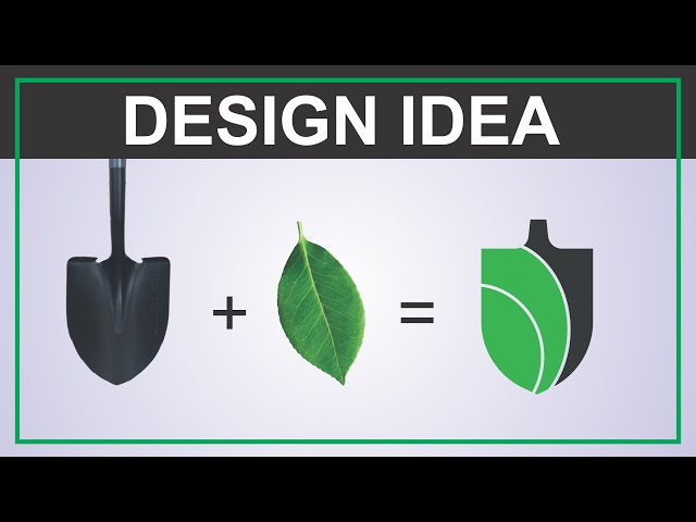 logo design idea using original object shape and make beaut