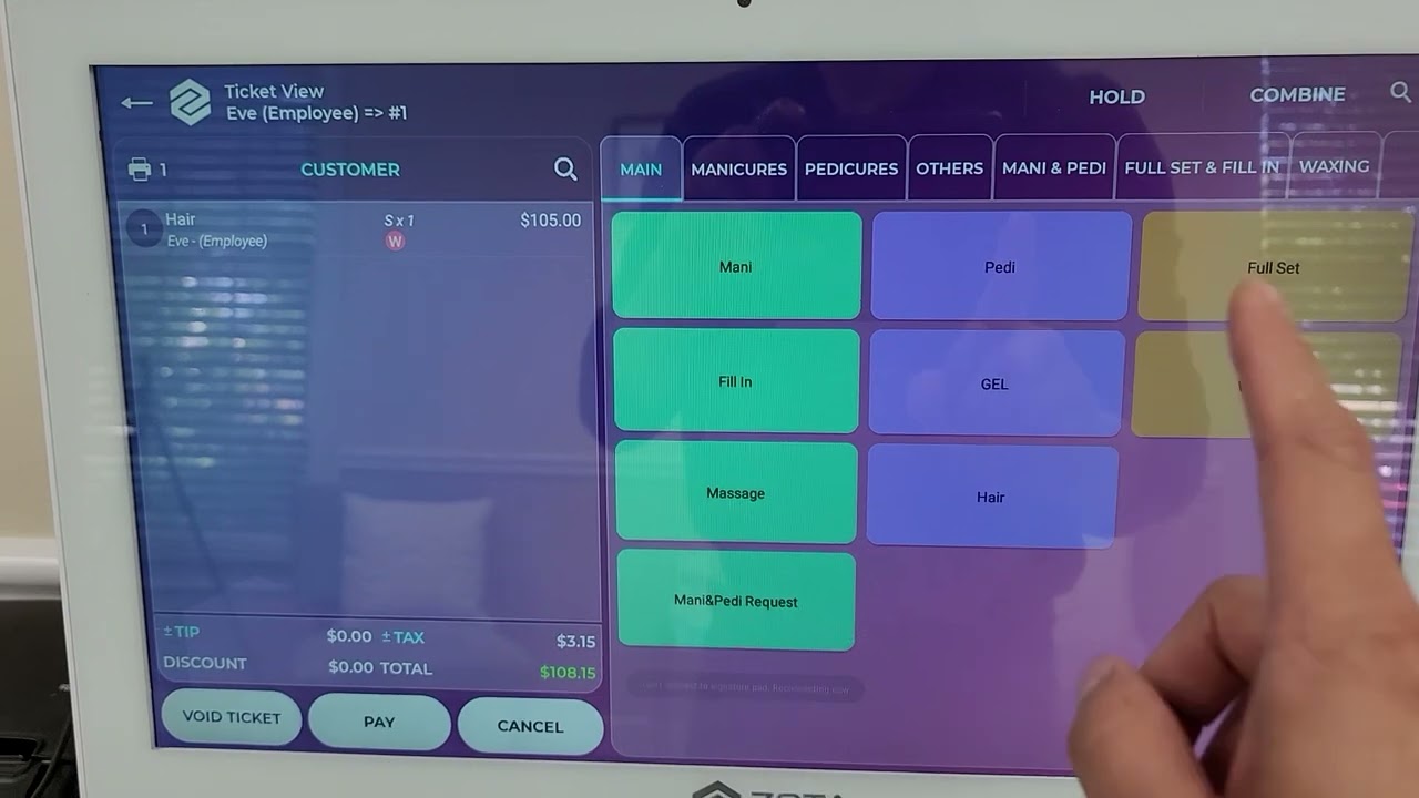 Outline Video ZOTA Salon POS: A sample on how to Set-up Price on Menu