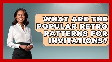 What Are The Popular Retro Patterns For Invitations? - Graphic Design Nerd