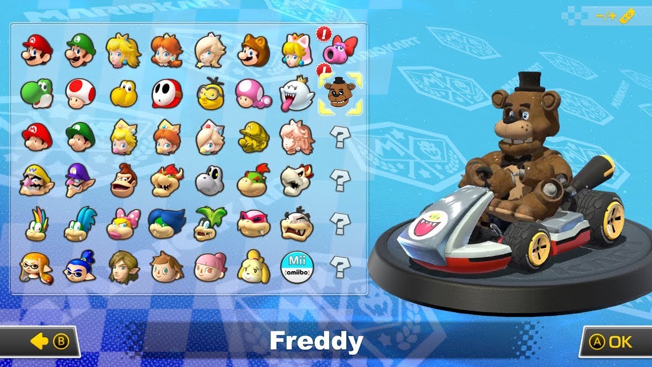 Mario Kart 8 Deluxe - New Playable Characteres (HD)