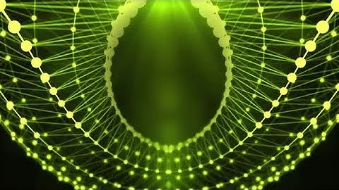 Yellow-Green Plexus Formation Stock Motion Graphics