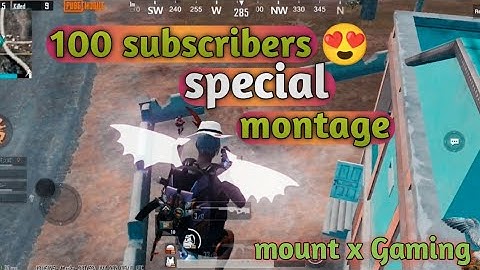 100 Subscribers special 😍 // Pubg Mobile 😈