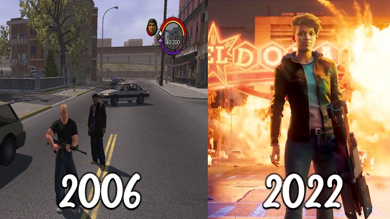 Evolution of Saints Row Games ( 2006-2022 ) 