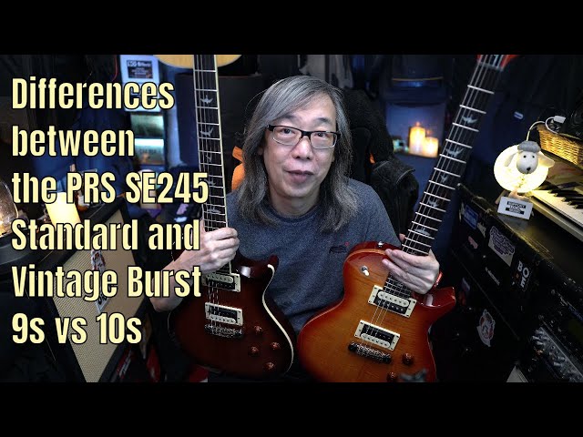 The differences between the PRS SE245 Standard and Vintage Burst