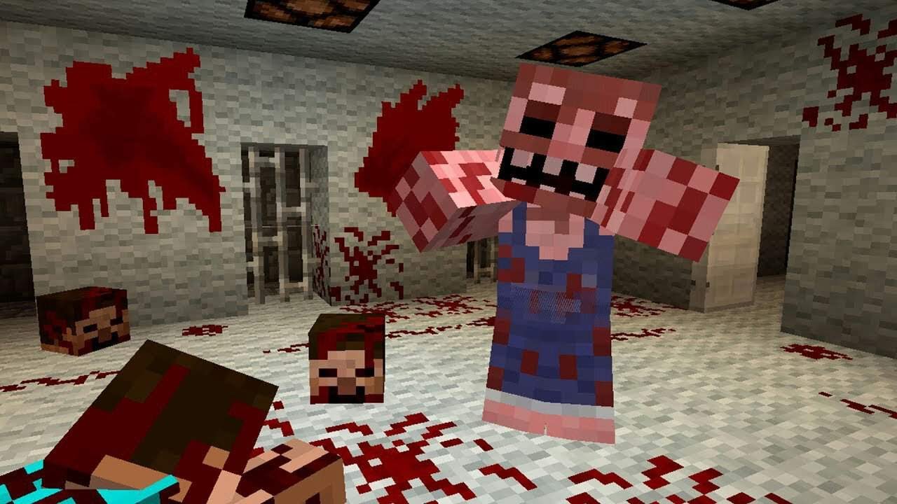 Майнкрафт карта хоррор на двоих со скримерами