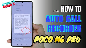 How to Enable Call Recorder Poco M6 Pro - HyperOS 2.0