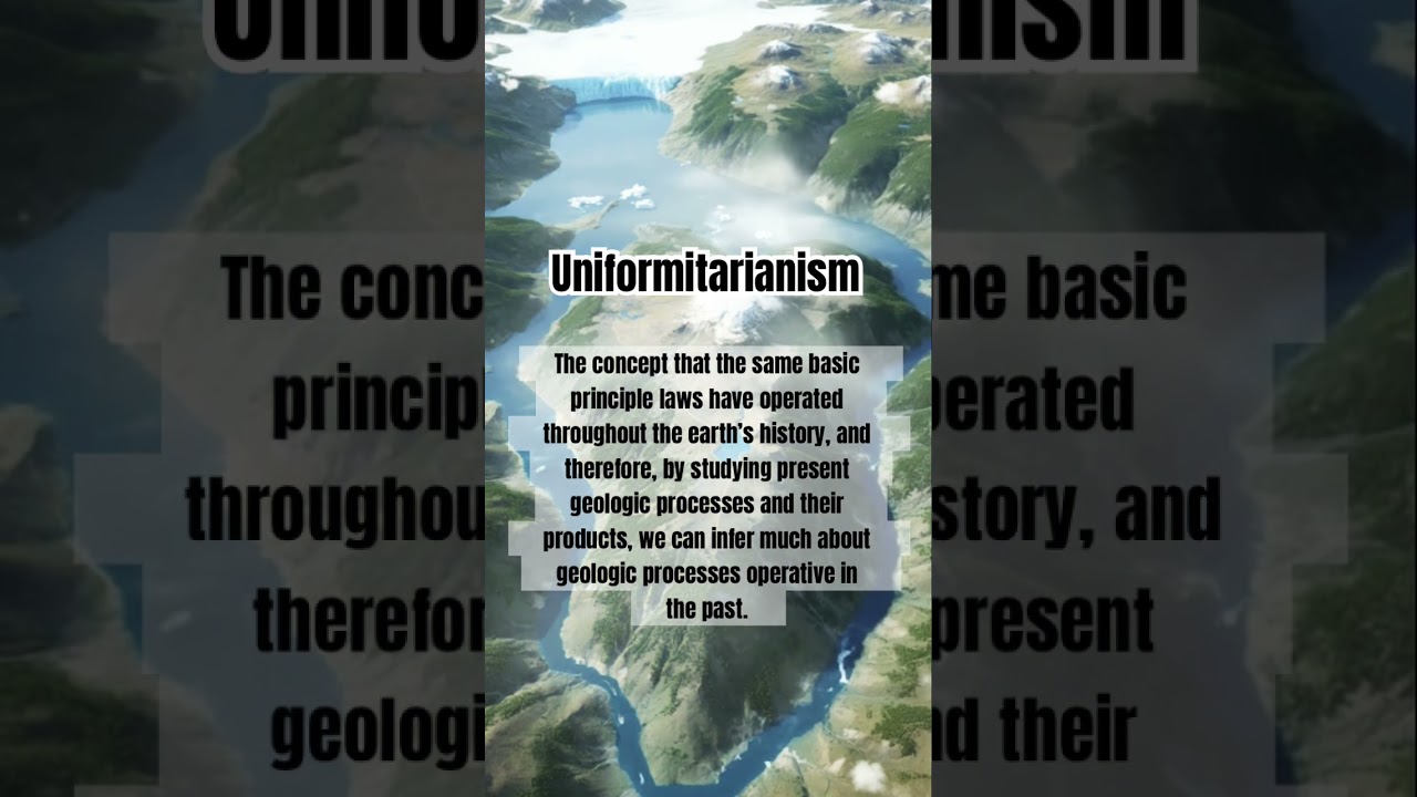 Lyell argues that the formation of Earth’s crust took place through countless small changes. 