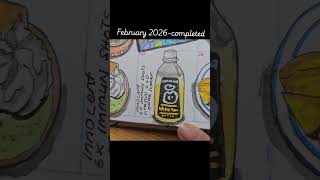 2026 DAY59 week9, Daily Food art Journal . #sketchjournal #foodjournal #journal2026 #journaling 