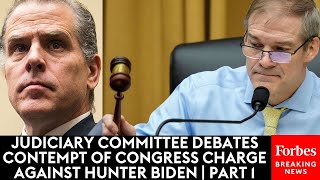 Jim Jordan Leads House Judiciary Hearing About Hunter Biden Contempt Of Congress Charge | PART 1