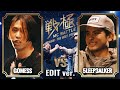 5LEEP3ALKER vs GOMESS /戦極MCBATTLE第25章 (2021.12.30)EDIT ver