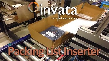 Document Inserter | Invata Intralogistics