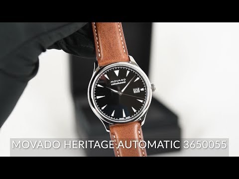 Unboxing and Reviewing the MOVADO Museum Classic Black Dial. 