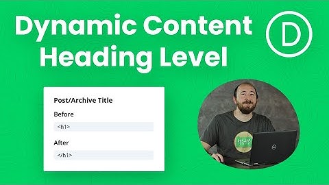 How To Change The Divi Post/Archive Title To An H1 Heading