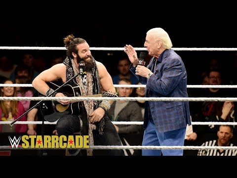 Ric Flair walks with Elias at WWE Starrcade: WWE Starrcade 2018 (WWE Network Exclusive)