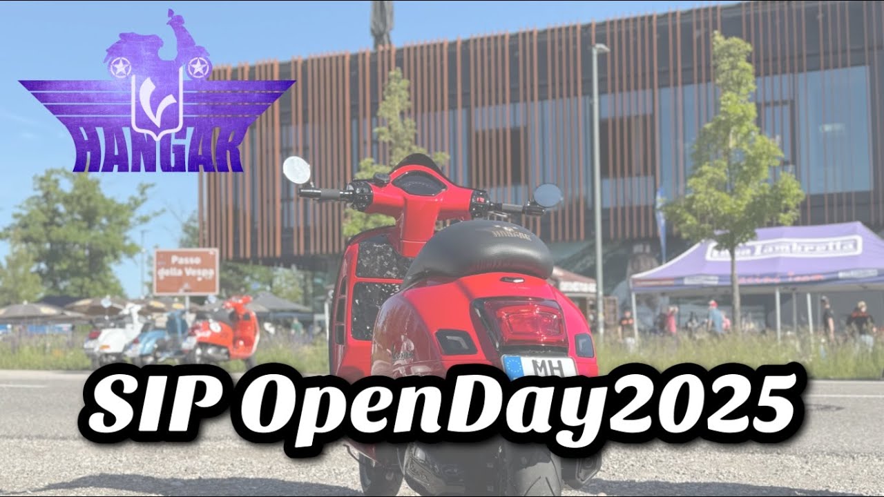 SIP Open Day 2025 und wir waren dabei. Vespatreffen in Landsberg am Lech.