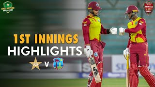1st Innings Highlights | Pakistan vs West Indies | 3rd T20I 2021 | PCB | MK1T