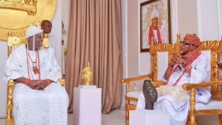 Ooni Of Ife Hosts Delta Monarch, Ovie Of Idjerhe Kingdom At Palace In Ile-Ife