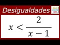 DESIGUALDADES RACIONALES - Ejercicio 5