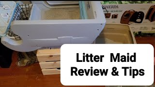 Cat Review: Litter Maid litter robot (we've had ours for 10 yrs) Read description for more tips.