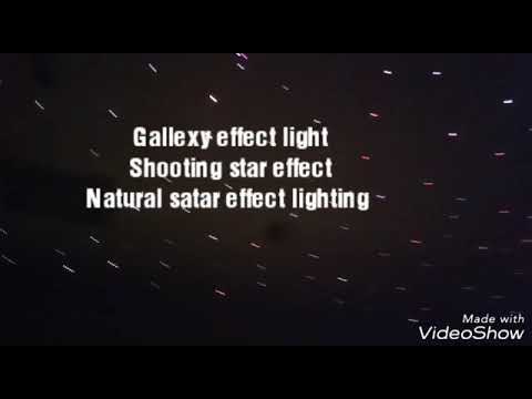 Galaxy Effect Ceiling Light Youtube