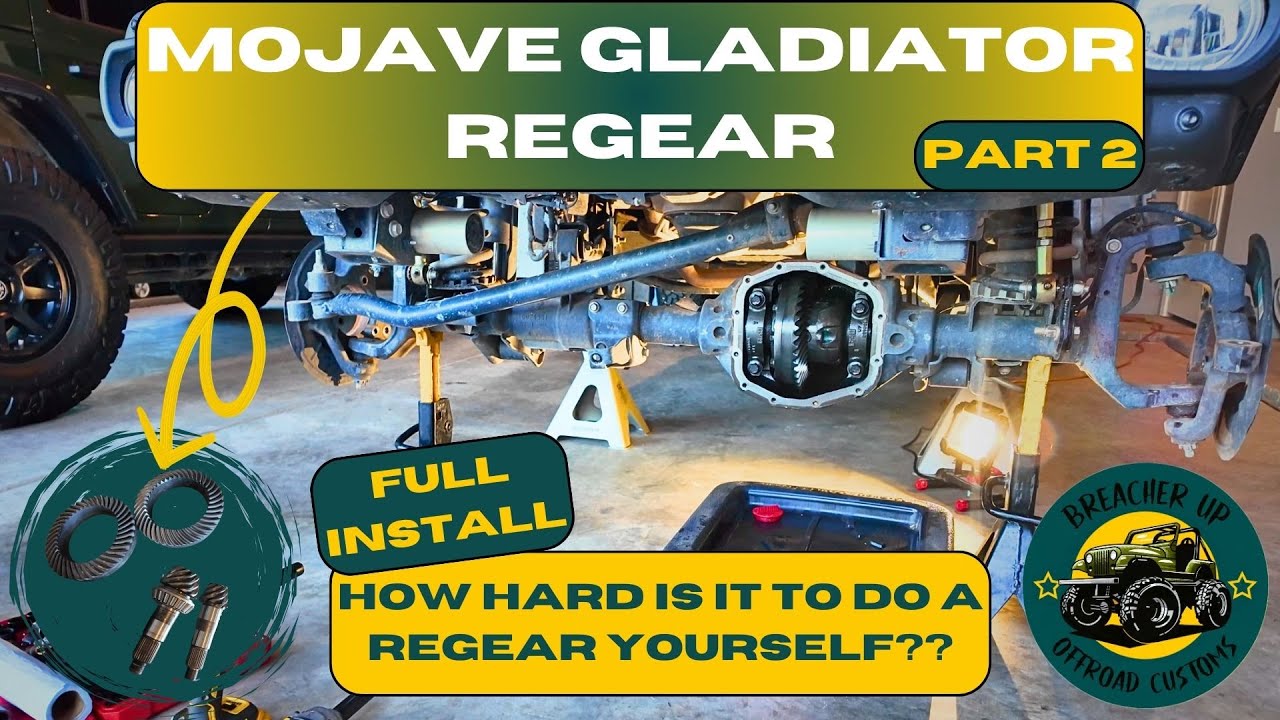 Regear Tutorial How Hard Is Doing A Regear In Your Garage? Part 2 Of The Mojave ...