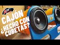 Como hacer un cajón para subwoofers en unas cubetas