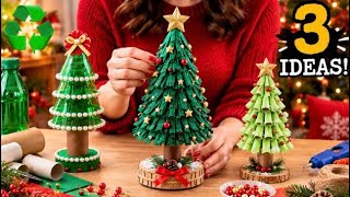 3 CHRISTMAS Trees from TOILET PAPER ROLLS! 🎄♻️ | Easy DIY Ideas Update