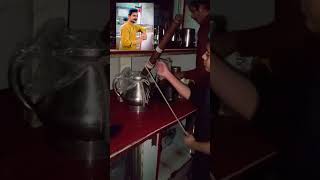 fresh lassi 8 sal ka baccha logon ko fresh lassi pila aata hai garden shoe market 1 lassi 140