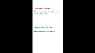Static Vs Dynamic Data Structure