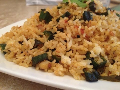 okra-recipes---bhindi-pulao---okra-fried-rice---indian-vegetarian-recipes